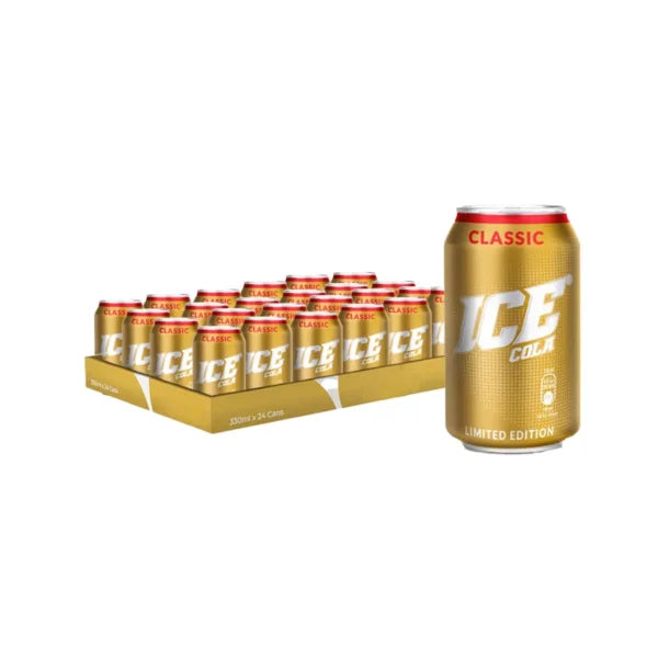 Classic Ice Cola Gold Anniversary Edition Cans