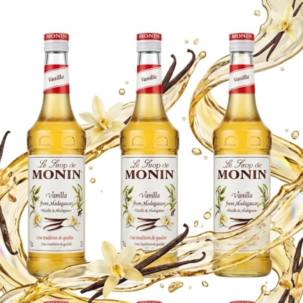 Monin French Vanilla Syrup 6 x 1L